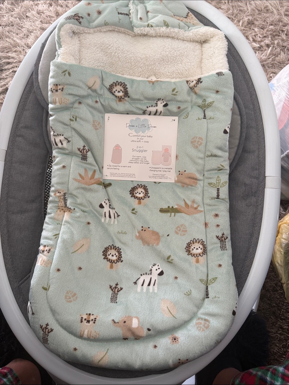 (6) baby swaddle blankets